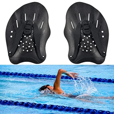 Immagine di DHER nuoto da paddle pagaia regolabile per 1 paio di palmo il a mano poof universale l&#039;allenamento con degli accessori