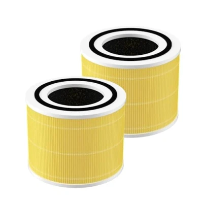 Immagine di Confezione da 2 filtri di ricambio Core 300 per purificatori d&#039;aria LEVOIT e 300S, 3 in 1 Pet Aller gy Filter Efficiency Carbon Filtration System, RF PA