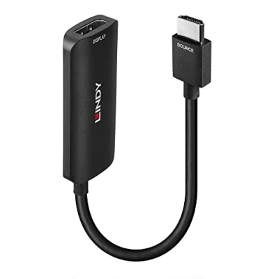 Immagine di LINDY 38327 HDMI / DisplayPort Convertitore [1x HDMI® 1x DisplayPort] Nero