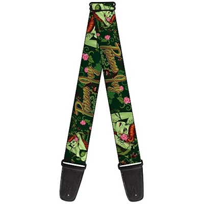 Immagine di buckle down tracolla per chitarra Poison Ivy Bombshell pone verde/rosso Larghezza 5,1 cm 29 137,2 lunghezza
