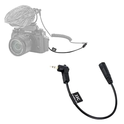 Immagine di JJC Cavo Adattatore per Microfono Audio 3,5mm Femmina a Maschio da 2,5mm Fuji X100VI X100V X100F X100T X PRO2 T1 E3 T30II T30 T20 T10 PRO3 T100 E2S E2 E1 e XF10 ecc. Camera