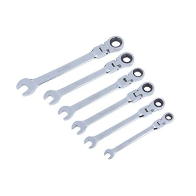 Immagine di Blue Spot 04312 Set di 6 chiavi a cricchetto con testa flessibile