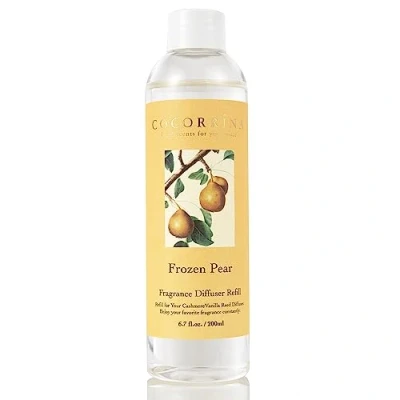 Immagine di COCORRÍNA Reed Diffuser Refill FORZEN Pear Olio profumato Pera ghiacciata 200ml per diffusore di canne la casa, camera da letto, il bagno, l&#039;ufficio e l&#039;arredamento