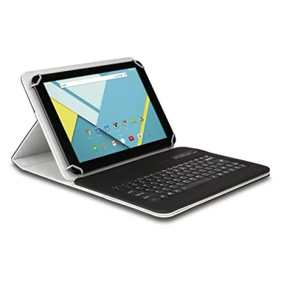 Immagine di Hamlet XPADCV101KBT2 Custodia Universale per Tablet 10.1 con Tastiera senza Fili Bluetooth Removibile