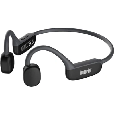 Immagine di Imperial bluTC active 1 Sport On Ear cuffia auricolare Bluetooth Nero Cuffie acustiche ossee, Resistente al sudore, archetto da collo