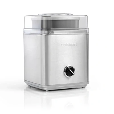 Immagine di Cuisinart Deluxe Ice cream Maker Gelatiera e Sorbettiera Dessert fatti in casa Facile da usare Pronto 25 minuti 5 anni di garanzia Capacità 2L Argento ICE30BCU