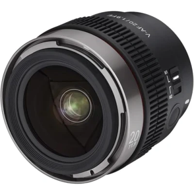Immagine di Samyang V AF 20 mm T1,9 FE per Sony E, obiettivo video, di messa a fuoco auto, supporto Cine Lens 8K, interruttore personalizzato e pulsante