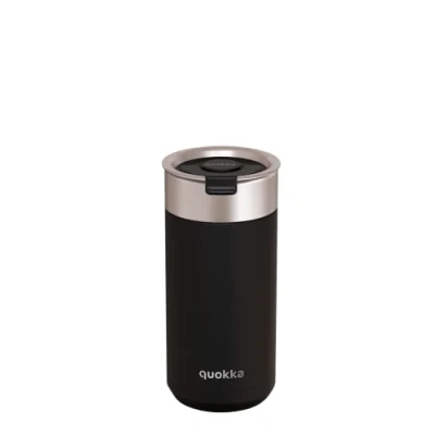 Immagine di Quokka BOOST CARBON BLACK BICCHIERE TERMICO IN ACCIAIO INOX PER CAFFÈ 400 ML