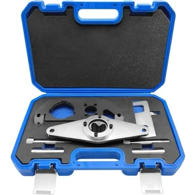 Immagine di ZKTOOL Enegine Kit di strumenti bloccaggio dell&#039;albero a camme compatibile con motore diesel Land Rover Jaguar Aurora 2.0T 2.0, albero camme, equivalente OEM JLR 303 1625, 1631,