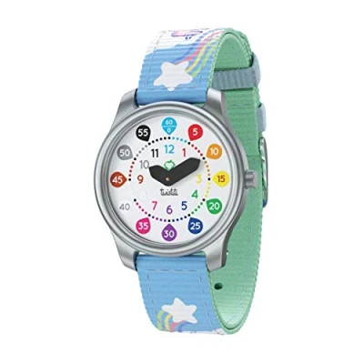 Immagine di Twistiti Orologio Colorato e Didattico per Bambini con Quadrante Semplice da Leggere, Resistente all’acqua 50M, Cinturini Intercambiabili