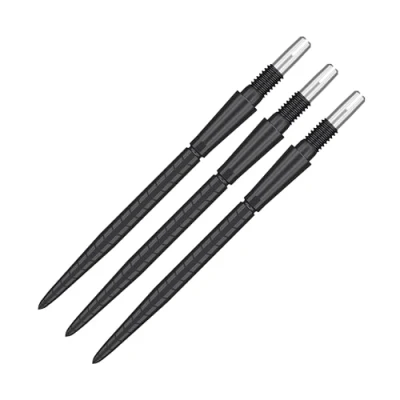 Immagine di Target Darts Swiss Point Storm Dart Points, Quarzo (Set di 3 Punte) 30MM, Nero Cambia Accessori per Freccette Professionali