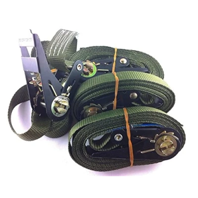 Immagine di timtinaÂ Set da 4 Pezzi, Cinghie con cricchetto, 800 kg, m, EN12195 2