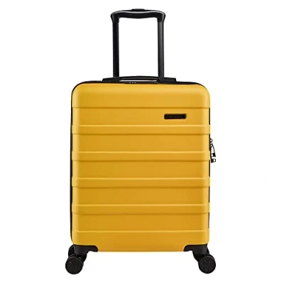 Immagine di Cabin Max Anode 55x40x20 cm Bagaglio a mano, valigia leggera, rigida, con 4 ruote Trolley, serratura combinazione, Siviglia Arancione, 55 x 40 20