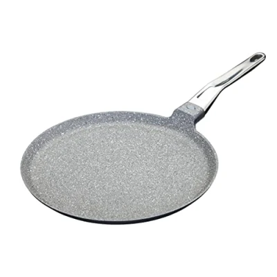 Immagine di MASTERCLASS Padella per Crêpe Antiaderente Adatta Induzione in Alluminio Pressofuso, 28 cm (11&#039;&#039;)