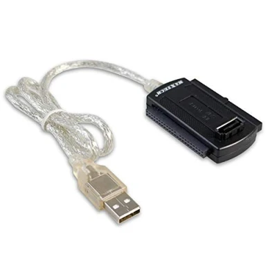 Immagine di Vetrineinrete® Cavo Adattatore convertitore IDE sata 3,5 e 2,5&quot; HD pc Porta USB 2.0 Hard Disk D73