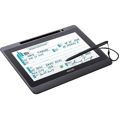 Immagine di Wacom Signature Set DTU 1141B &amp; sign pro PDF USB Display a penna, Tavoletta firma Nero