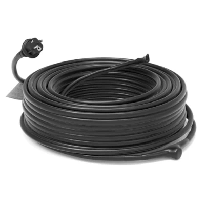 Immagine di HEATIT JHSF 24m preassemblato cavo di riscaldamento autoregolante per tubi con termostato