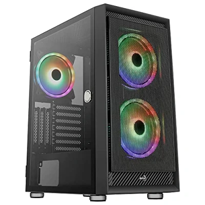 Immagine di AeroCool Graphite V3 Midi Tower PC Case Nero