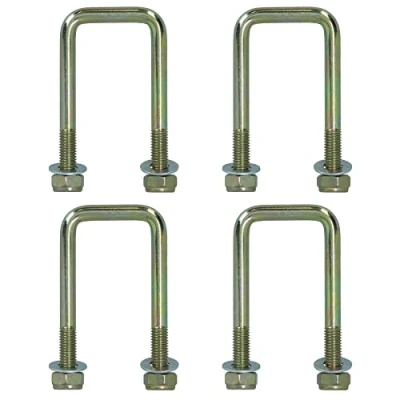 Immagine di Confezione da 4 bulloni a U M10 40 mm x 88 per rimorchi con dadi ad alta resistenza