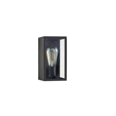 Immagine di applique da esterni &#039;Filimon&#039; dimmerabile (Moderno) colore Nero, in Alluminio (1 luce, E27) di Lindby applique, lampada LED esterni, outdoor per facciata/parete