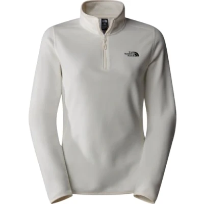 Immagine di The North Face 100 Glacier 1/4 Zip EU Pullover da Donna White Dune/Npf XS