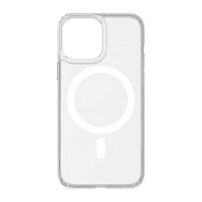 Immagine di INF Custodia per cellulare iPhone 11 Pro in acrilico con caricatore MagSafe trasparente/bianco