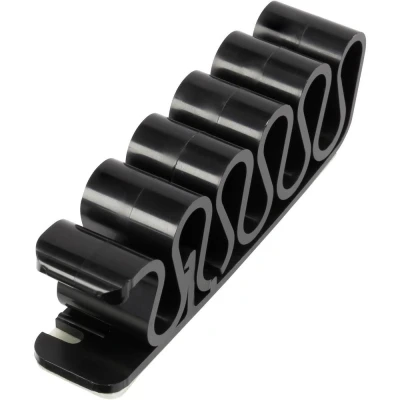 Immagine di TRU COMPONENTS Clip fermacavi autoadesivo 630913 Intervallo Ø fascio 8 mm (max) Nero 1 pz.