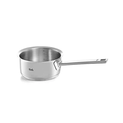 Immagine di Fissler Original,Profi Collection Casseruola in acciaio inox 1.4 L, 16 cm, piccolo tegame per latte, scala di misurazione interna, cottura a induzione