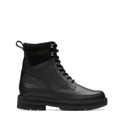 Immagine di Clarks Praguestyle K, Stivali a metà Polpaccio, Pelle Nera, 27.5 EU