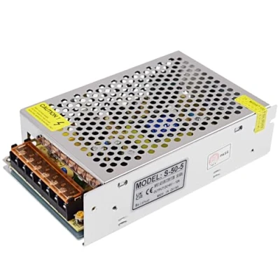Immagine di Alimentatore 5V 10A 50W Trasformatore AC 110/220V a DC 5 Volt 10 Ampere per LED Striscia