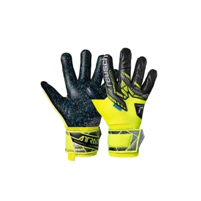Immagine di Reusch Attrakt Fusion Guardian Junior guanti da portiere antiscivolo e traspiranti, calcio, per bambini, ragazzi, ragazze, tutte le condizioni atmosferiche superfici di gioco