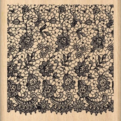 Immagine di Florileges FF113009 Stamp Design Scrapbooking Lace Beige Quadrati 8 x 2,5 cm