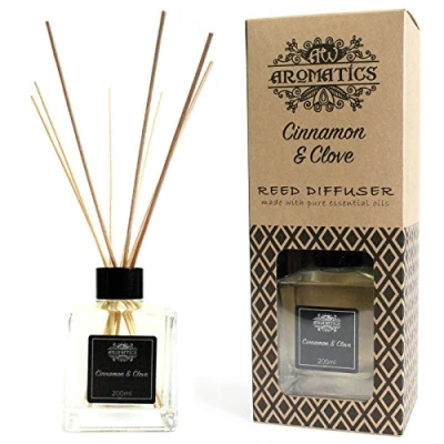 Immagine di 200ml Cinnamon &amp; Clove Essential Oil Reed Diffuser RDEO 03