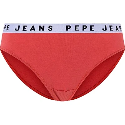 Immagine di Pepe Jeans Solid Bikini, Intimo in Stile Bikini Donna, Rosso (Red),M