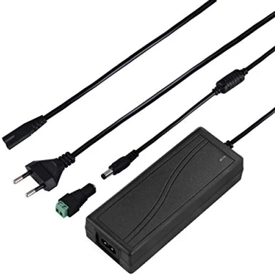 Immagine di Arote 12V 5A AC a DC Convertitore Adattatore di Alimentazione e Trasformatore per Striscia Luce LED Barra luminosa Computer