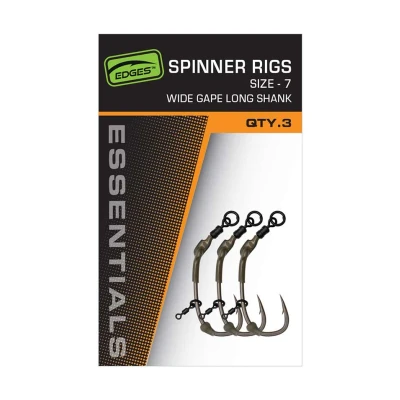 Immagine di Fox Edges Spinner Rig Size 7 (3pcs) Terminali carpfishing