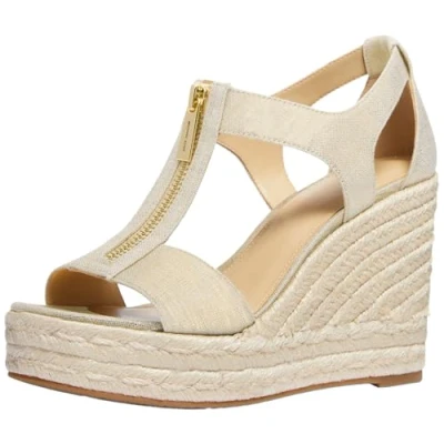 Immagine di Michael Kors Berkely Espadrillas, Donna, Taglia: 38, Gold coloured Tessuto