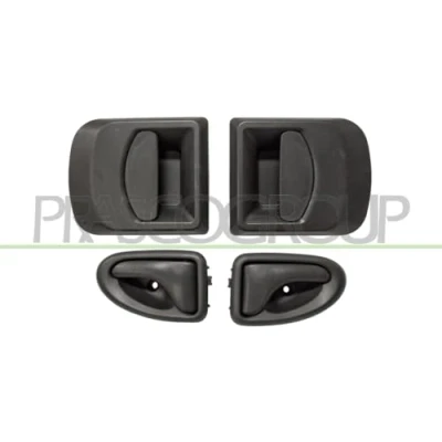Immagine di PRASCO FT9268000 Maniglia Apriporta Esterno, interno, anteriore Sx, Dx nero IVECO: DAILY 3 Kasten/Kombi, 3, Bus