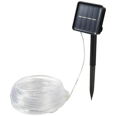 Immagine di Sygonix Catena luminosa solare SY 5731698 LED (monocolore) 6 W Bianco caldo Trasparente