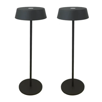 Immagine di K2 STORE 2X Lampada da Tavolo LED Touch Ricaricabile Senza Fili, Dimmerabile con 3 Tonalità di Luce (3000 6500K), IP54 Impermeabile, per Interni ed Esterni 2 PEZZI