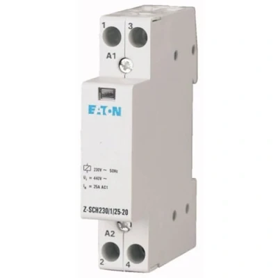 Immagine di Eaton Z SCH230/1/25 20 Contattore dinstallazione Tensione nom.: 230 V, 240 V Corrente di commut. max.: 25 A 2 NA 1 pz.