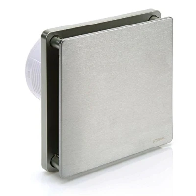 Immagine di STERR L&#039;argento aeratore estrattore con timer 100 mm BFS100T S