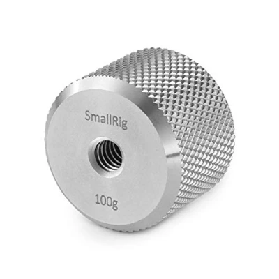 Immagine di SMALLRIG Contrappeso/Contrepoids (100g) per DJI Ronin S e Stabilizzatore Cardanico Zhiyun 2284