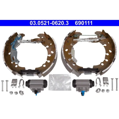 Immagine di ATE Original TopKit 03.0521 0620.3 Kit freno, Freno a tamburo con cilindretto accessori FIAT: Panda III Hatchback, LANCIA: Ypsilon