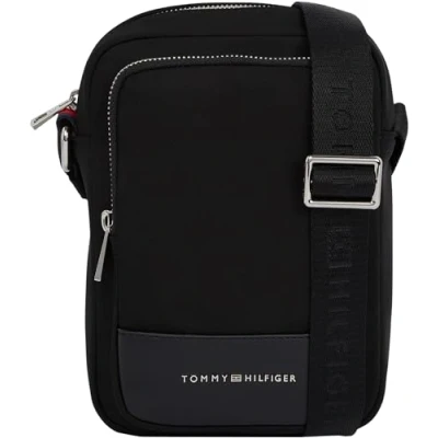 Immagine di Tommy Hilfiger Business MINI Reporter Borsa a tracolla, Uomo, Taglia: One Size, Black