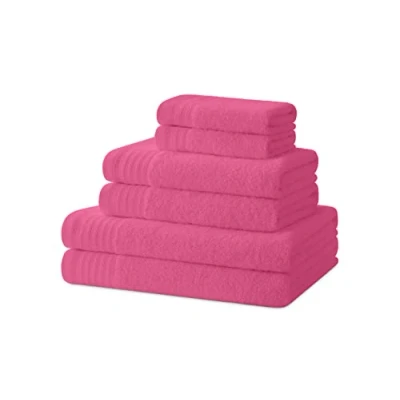 Immagine di Degrees home asciugamani da bagno Set di 2 doccia, e bidet 100% cotone 480 g/m2 Rosa