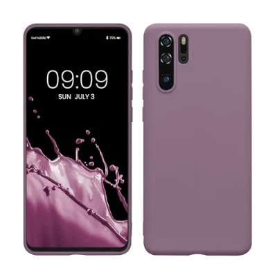 Immagine di kwmobile Custodia Compatibile con Huawei P30 Pro Cover Back Case per Smartphone in Silicone TPU Protezione Gommata Iris pallido