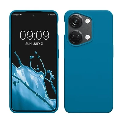 Immagine di kwmobile Cover per OnePlus Nord 3 5G Custodia Back Case Smartphone in Silicone TPU Protezione Gommata blu indaco