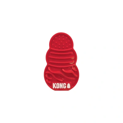 Immagine di Tappetino da leccare KONG Licks per cani Taglia S: circa 3,2 x 7,6 12 cm di altezza.