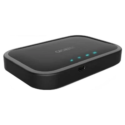 Immagine di ALCATEL MW12VK LINK ZONE MOBILE BLACK MODEM ROUTER WiFi 4G LTE CAT 12 (600/100Mbps) max 32 utenti